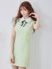 画像7: XSサイズあり【ROBE de FLEURS/ローブドフルール】ラメツイード/ リボン/ 襟付き/ フリル/ ワンピース/ ミニドレス/ キャバドレス[OF2]
