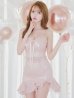 画像10: XSサイズあり【ROBE de FLEURS/ローブドフルール】マーメイド/ スパンコールレース/ ビジュー/ セットアップ/ キャミソール/ ミニドレス/ キャバドレス[OF2]