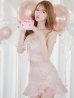 画像11: XSサイズあり【ROBE de FLEURS/ローブドフルール】マーメイド/ スパンコールレース/ ビジュー/ セットアップ/ キャミソール/ ミニドレス/ キャバドレス[OF2]