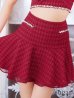 画像23: XSサイズあり【ROBE de FLEURS/ローブドフルール】フロントリボン/ セットアップ/ キャミソール/ ジャガード/ フレア/ ミニドレス/ キャバドレス[OF2]
