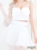 画像9: XSサイズあり【ROBE de FLEURS/ローブドフルール】フロントリボン/ セットアップ/ キャミソール/ ジャガード/ フレア/ ミニドレス/ キャバドレス[OF2]