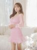 画像15: XSサイズあり【ROBE de FLEURS/ローブドフルール】スパンコール/ ドットチュール/ 袖あり/ 長袖/ セットアップ/ ビジュー/ フレア/ ミニドレス/ キャバドレス[OF2]