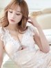 画像4: XSサイズあり【ROBE de FLEURS/ローブドフルール】フラワーレース/ 立体フラワー/ カットデザイン/ ビジュー/ タイト/ ミニドレス/ キャバドレス[OF2]
