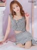 画像1: XSサイズあり【ROBE de FLEURS/ローブドフルール】ツイード/ リボン/ ビジュー/ マーメイド/ フリル/ セットアップ/ ミニドレス/ キャバドレス[OF2] (1)