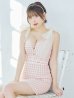 画像6: XSサイズあり【ROBE de FLEURS/ローブドフルール】ドットチュールリボン/ ツイード/ キャミソール/ バストジップ/ タイト/ ミニドレス/ キャバドレス[OF2]