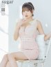 画像1: XSサイズあり【ROBE de FLEURS/ローブドフルール】ドットチュールリボン/ ツイード/ キャミソール/ バストジップ/ タイト/ ミニドレス/ キャバドレス[OF2] (1)