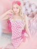 画像5: sugar限定コラボ☆XS-Lサイズあり【ROBE de FLEURS/ローブドフルール】ツイード/ リボン/ ワンショルダー/ フロントジップ/ タイト/ ミニドレス/ キャバドレス[OF2]