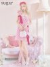 画像7: sugar限定コラボ☆XS-Lサイズあり【ROBE de FLEURS/ローブドフルール】ツイード/ リボン/ ワンショルダー/ フロントジップ/ タイト/ ミニドレス/ キャバドレス[OF2]