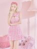 画像3: sugar限定コラボ☆XS-Lサイズあり【ROBE de FLEURS/ローブドフルール】ツイード/ フロントジップ/ ノースリーブ/ 裾フリル/ マーメイド/ ミニドレス/ キャバドレス[OF2]