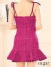 画像10: XSサイズあり【ROBE de FLEURS/ローブドフルール】ツイード/ バストカット/ ボタン / クラシカル/ 肩リボン/ ミニドレス/ キャバドレス[OF2]