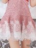 画像11: XSサイズあり【ROBE de FLEURS/ローブドフルール】ツイード/ ギンガムチェック/ フロントジップ/ ノースリーブ/ スパンコール/ フレア/ ミニドレス/ キャバドレス[OF2]