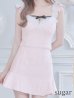 画像14: XS-Lサイズあり【ROBE de FLEURS/ローブドフルール】サマーツイード/ マーメイド/ パールチュール/ セットアップ/ フリルショルダー/ ミニドレス/ キャバドレス[OF2]