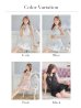 画像38: XSサイズあり【ROBE de FLEURS/ローブドフルール】ツイード/ ジップ/ 襟付き/ ホルター/ プリーツ/ フレア/ セットアップ/ ミニドレス/ キャバドレス[OF2]