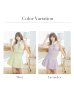 画像39: XSサイズあり【ROBE de FLEURS/ローブドフルール】ツイード/ ジップ/ 襟付き/ ホルター/ プリーツ/ フレア/ セットアップ/ ミニドレス/ キャバドレス[OF2]
