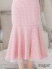 画像11: 【ROBE de FLEURS/ローブドフルール】ショルダーリボン/ ギンガムチェック/ マーメイド/ ミディアムドレス/ キャバドレス[OF2]