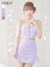 画像19: XSサイズあり【ROBE de FLEURS/ローブドフルール】フラワーチュール/ バストフリル/ セットアップ/ フレア/ ミニドレス/ キャバドレス[OF2]