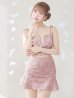 画像26: XSサイズあり【ROBE de FLEURS/ローブドフルール】フラワーチュール/ バストフリル/ セットアップ/ フレア/ ミニドレス/ キャバドレス[OF2]