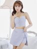 画像7: XSサイズあり【ROBE de FLEURS/ローブドフルール】バストビジュー/ ギャザー/ リッチ/ セットアップ/ ミニドレス/ キャバドレス[OF2]