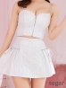 画像18: XSサイズあり【ROBE de FLEURS/ローブドフルール】バストジップ/ サイドリボン/ スパークル/ フレア/ ミニドレス/ キャバドレス[OF2]