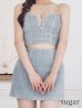 画像12: XSサイズあり【ROBE de FLEURS/ローブドフルール】スパークルラメニット/ ミニリボン/ タイト/ ミニドレス/ キャバドレス[OF2]