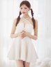 画像14: XSサイズあり【ROBE de FLEURS/ローブドフルール】ビジュー/ ホルターネック/ ツイード/ フレア/ ミニドレス/ キャバドレス[OF2]