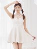 画像15: XSサイズあり【ROBE de FLEURS/ローブドフルール】ビジュー/ ホルターネック/ ツイード/ フレア/ ミニドレス/ キャバドレス[OF2]