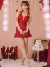 画像18: XSサイズあり【ROBE de FLEURS/ローブドフルール】リボン/ ラメニット/ バストジッパー/ フレア/ ドリーミー/ ミニドレス/ キャバドレス[OF2]