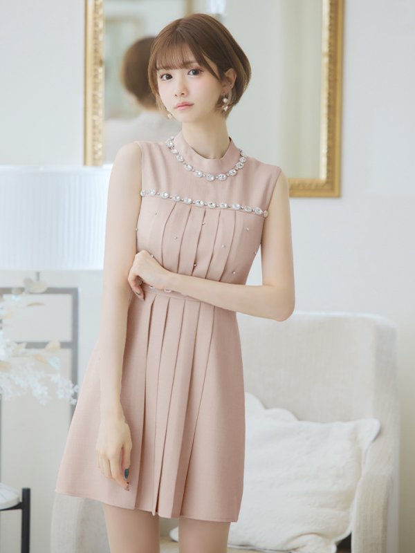 ピンク モデル:ひめか 身長:163cm 着用サイズ:Sサイズ