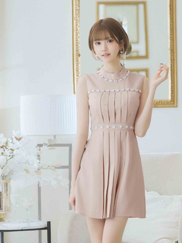 ピンク モデル:ひめか 身長:163cm 着用サイズ:Sサイズ