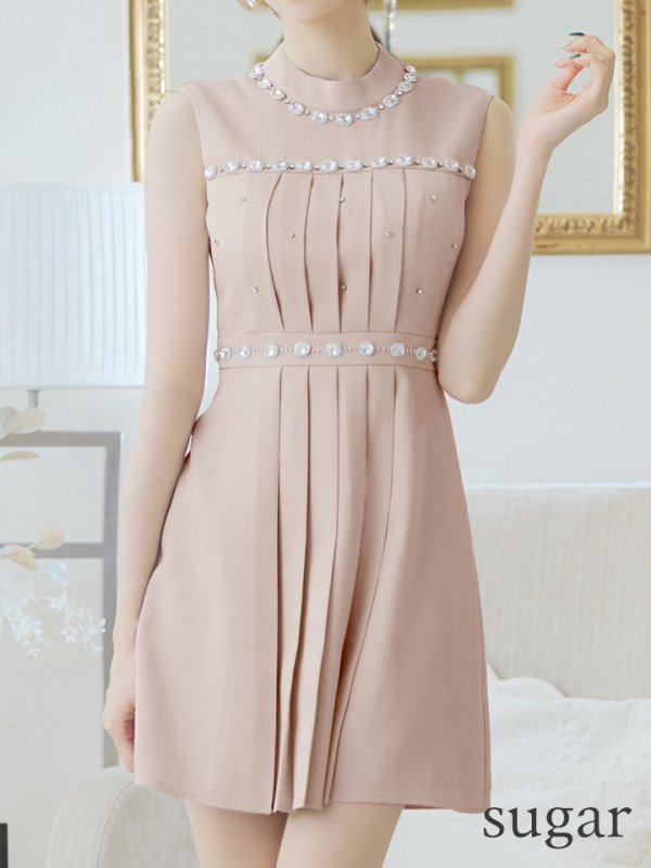 ピンク モデル:ひめか 身長:163cm 着用サイズ:Sサイズ