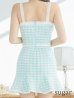 画像9: XSサイズあり【ROBE de FLEURS/ローブドフルール】ニットツイード/ ショルダーチェーン/ ボタン/ マーメイド/ フレア/ セットアップ/ ミニドレス/ キャバドレス[OF2]