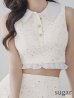 ホワイト モデル：ゆりお　身長：165cm　着用サイズ：Sサイズ