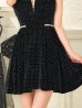 画像17: 【ゆか/関西コレクション着用】XSサイズあり【ROBE de FLEURS/ローブドフルール】ストーン付き/ ベロア/ ウエストビジュー/ キャミソール/ フレア/ ミニドレス/ キャバドレス[OF2]