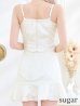 画像9: XSサイズあり【ROBE de FLEURS/ローブドフルール】スパンコール/ ドットチュール/ キャミソール/ ビジュー/ フレア/ セットアップ/ ミニドレス/ キャバドレス[OF2]