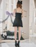 画像21: 訳あり商品☆使用感あり☆【かずは/関西コレクション着用】XSサイズあり【ROBE de FLEURS/ローブドフルール】スパンコール/ 刺繍レース/ フロントジップ/ キャミソール/ ショルダービジュー/ 台形スカート/ セットアップ/ ミニドレス/ キャバドレス[OF2]【