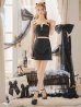 画像8: 訳あり商品☆使用感あり☆【かずは/関西コレクション着用】XSサイズあり【ROBE de FLEURS/ローブドフルール】スパンコール/ 刺繍レース/ フロントジップ/ キャミソール/ ショルダービジュー/ 台形スカート/ セットアップ/ ミニドレス/ キャバドレス[OF2]【