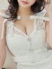 ホワイト モデル：ぴょな　身長：160cm　着用サイズ：Sサイズ