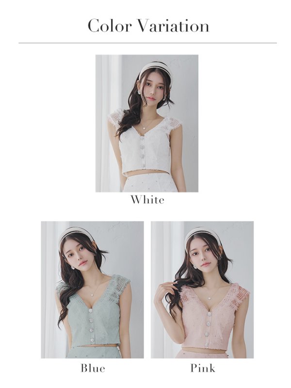 画像26: XSサイズあり【ROBE de FLEURS/ローブドフルール】ナチュラルレース/ ノースリーブ/ バックリボン/ セットアップ/ フレア/ ミニドレス/ キャバドレス[OF08]