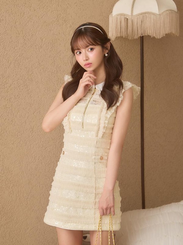 アイボリー　モデル：にじほ　身長：159cm　着用サイズ：Sサイズ