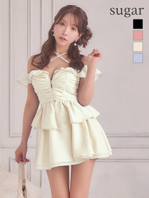 アイボリー　モデル：三上悠亜　身長：159cm　着用サイズ：Sサイズ