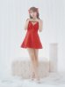 画像30: XSサイズあり【ROBE de FLEURS/ローブドフルール】ショルダービジュー/ 刺繍レース/ フロントジッパー/ フレア/ ミニドレス/ キャバドレス[OF2]