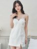 画像3: XSサイズあり【ROBE de FLEURS/ローブドフルール】ビジューライン/ リボン/ ラメ/ ガーリー/ タイト/ ミニドレス/ キャバドレス[OF2]
