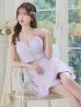 画像8: XSサイズあり【ROBE de FLEURS/ローブドフルール】センタービジューボタン/ ノースリーブ/ セットアップ/ フレア/ ミニドレス/ キャバドレス[OF2]