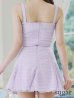 画像14: XSサイズあり【ROBE de FLEURS/ローブドフルール】センタービジューボタン/ ノースリーブ/ セットアップ/ フレア/ ミニドレス/ キャバドレス[OF2]