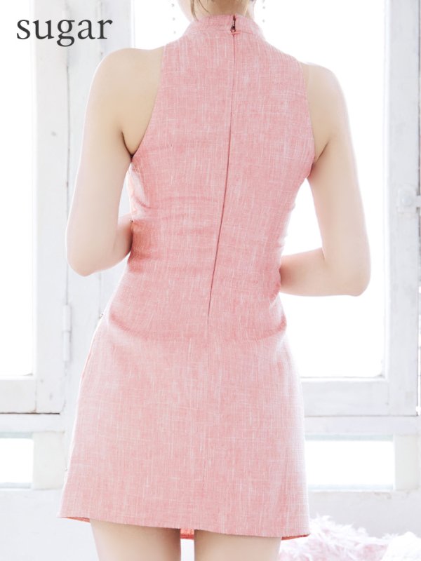 画像25: XSサイズあり【ROBE de FLEURS/ローブドフルール】バレエコアランダム/ スイート/ ミニリボン/ フレア/ ミニドレス/ キャバドレス[OF08]