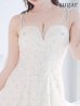 画像17: XSサイズあり【ROBE de FLEURS/ローブドフルール】バストカット/ ビジュー/ スパンコール/ サテン/ キャミソール/ フレア/ ミニドレス/ キャバドレス[OF2]