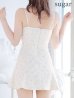 画像16: XSサイズあり【ROBE de FLEURS/ローブドフルール】バストカット/ ビジュー/ スパンコール/ サテン/ キャミソール/ フレア/ ミニドレス/ キャバドレス[OF2]