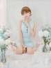 画像20: XSサイズあり【ROBE de FLEURS/ローブドフルール】 セットアップ/ フロントゴールド/ ボタン/ ノースリーブ/ リボン/ ツイード/ フレア/ ミニドレス/ キャバドレス[OF2]