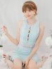 画像22: XSサイズあり【ROBE de FLEURS/ローブドフルール】 セットアップ/ フロントゴールド/ ボタン/ ノースリーブ/ リボン/ ツイード/ フレア/ ミニドレス/ キャバドレス[OF2]