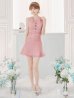 画像2: XSサイズあり【ROBE de FLEURS/ローブドフルール】 セットアップ/ フロントゴールド/ ボタン/ ノースリーブ/ リボン/ ツイード/ フレア/ ミニドレス/ キャバドレス[OF2] (2)